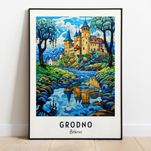 Old Castle Of Grodno Travel Print Wall Art, Grodno - Belarus City Print, Old Castle Of Grodno Travel Gift, Old Castle Of Grodno Poster