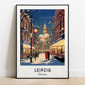 Leipzig Travel Print Wall Art, Leipzig - Germany City Print, Leipzig Travel Gift, Leipzig City Poster, Digital Download, Travel Gift