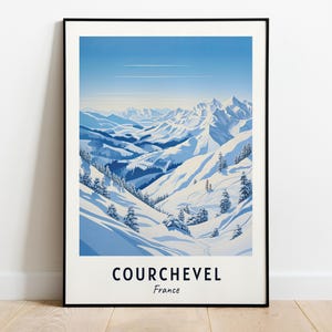 Courchevel, France Travel Print Wall Art, Courchevel - France City Print, Courchevel, France Travel Gift, Courchevel, France Poster