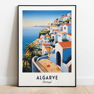 Algarve, Portugal Travel Print Wall Art, Algarve - Portugal City Print, Algarve, Portugal Travel Gift, Algarve, Portugal Poster, Travel Gift