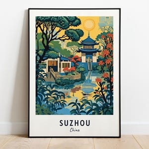 Classical Gardens Of Suzhou Travel Print Wall Art, Suzhou - China City Print, Classical Gardens Of Suzhou Travel Gift, Digital Download