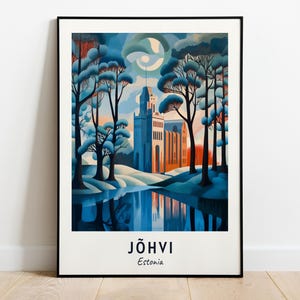 Jõhvi Travel Print Wall Art, Jõhvi - Estonia City Print, Jõhvi Travel Gift, Jõhvi City Poster, Digital Download, Travel Gift, Wall Art