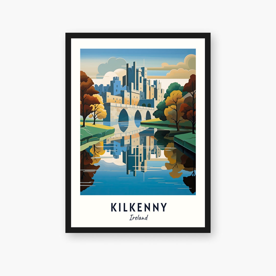 Kilkenny Travel Print, Kilkenny Ireland Travel Gift, Printable City