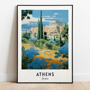 Acropolis Of Athens Travel Print Wall Art, Athens - Greece City Print, Acropolis Of Athens Travel Gift, Acropolis Of Athens Poster, Wall Art