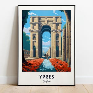 Menin Gate Memorial Travel Print Wall Art, Ypres - Belgium City Print, Menin Gate Memorial Travel Gift, Menin Gate Memorial Poster, Wall Art