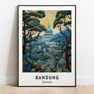 Gedung Sate Travel Print Wall Art, Bandung - Indonesia City Print, Gedung Sate Travel Gift, Gedung Sate Poster, Digital Download, Wall Art