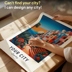 Prague Travel Poster Prague Castle Wall Art Czech Republic Print Cityscape Artwork Travel Wall Decor Digital Download Travel Gift image 8
