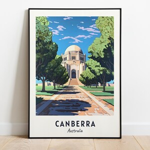 Australian War Memorial Travel Print Wall Art, Canberra - Australia City Print, Australian War Memorial Travel Gift, Digital Download