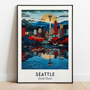 Setaple Travel Print Wandkunst, Setaple - USA Stadt Druck, Setaple Reise Geschenk, Sethover Stadt Poster, Digital Download, Reisegeschenk