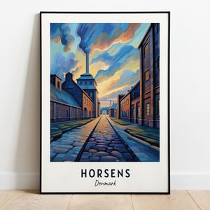 Horsens Prison Museum Travel Print Wall Art, Horsens - Denmark City Print, Horsens Prison Museum Travel Gift, Horsens Prison Museum Poster
