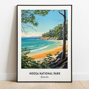 Noosa National Park, Australia Travel Print Wall Art, Noosa National Park - Australia City Print, Noosa National Park, Australia Travel Gift