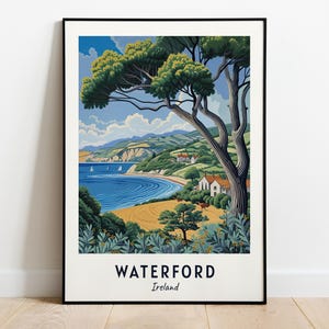 Waterford Travel Print Wall Art, Waterford - Ireland City Print, Waterford Travel Gift, Waterford City Poster, Digital Download, Travel Gift