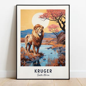 Kruger Travel Print, Wandkunst, Kruger - Südafrika City Print, Kruger Reisegeschenk, Kruger City Poster, Digital Download, Reisegeschenk