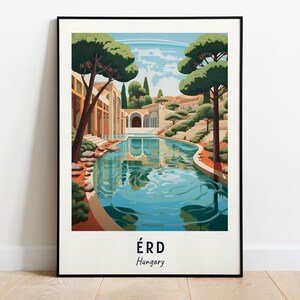 Érd Travel Print Wall Art, Érd - Hungary City Print, Érd Travel Gift, Érd City Poster, Digital Download, Travel Gift, Érd Home Decor