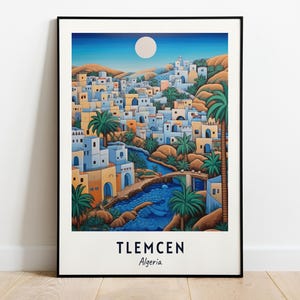 Tlemcen National Park Travel Print Wall Art, Tlemcen - Algeria City Print, Tlemcen National Park Travel Gift, Tlemcen National Park Poster