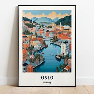 Oslo Reise Druck, Oslo - Norwegen Stadt Druck, Oslo Reisegeschenk, Oslo Stadt Poster, digitaler Download, Reisegeschenk, Oslo Wohnkultur