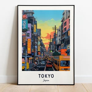 Tokyo Travel Print Wall Art, Tokyo - Japan City Print, Tokyo Travel Gift, Tokyo City Poster, Digital Download, Travel Gift, Tokyo Home Decor