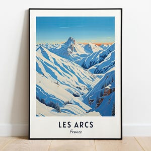 Les Arcs, France Travel Print Wall Art, Les Arcs - France City Print, Les Arcs, France Travel Gift, Les Arcs, France Poster, Travel Gift