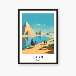 Cairo Travel Print, Cairo - Egypt Travel Gift, Printable City Poster, Digital Download, Wedding Gift, Birthday Present