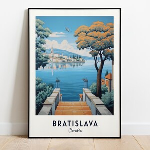 Bratislava Travel Print Wall Art, Bratislava - Slovakia City Print, Bratislava Travel Gift, Bratislava City Poster, Digital Download