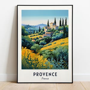 Provence, France Travel Print Wall Art, Provence - France City Print, Provence, France Travel Gift, Provence, France Poster, Travel Gift