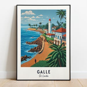 Galle Fort (Unesco World Heritage Site) Travel Print Wall Art, Galle - Sri Lanka City Print, Galle Fort (Unesco World Heritage Site) Poster