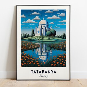 Tatabánya Travel Print, Tatabánya - Ungarn Stadt Druck, Tatabánya Reise Geschenk, Tatabánya City Poster, Digital Download