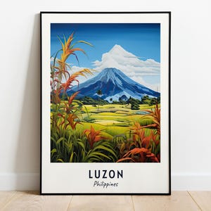 Luzon Travel Print Wall Art, Luzon - Philippines City Print, Luzon Travel Gift, Luzon City Poster, Digital Download, Travel Gift, Wall Art