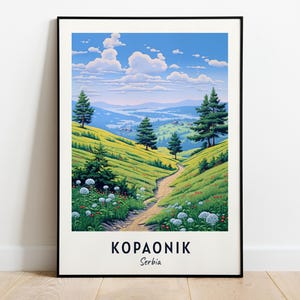 Kopaonik National Park Travel Print Wall Art, Kopaonik - Serbia City Print, Kopaonik National Park Travel Gift, Digital Download, Wall Art