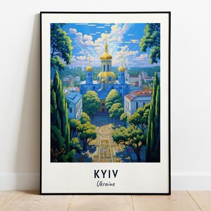 Saint Sophia&#039;s Cathedral (Unesco World Heritage Site) Travel Print Wall Art, Kyiv - Ukraine City Print, Digital Download, Travel Gift
