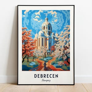 Debrecen Travel Print Wall Art, Debrecen - Hungary City Print, Debrecen Travel Gift, Debrecen City Poster, Digital Download, Travel Gift