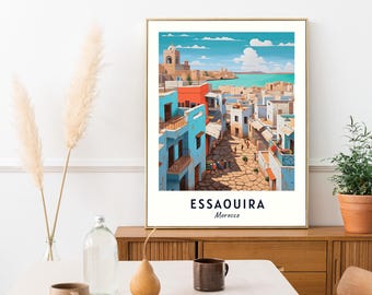 Poster Carte De Yanbu – Affiche Voyage Médine, Personnalisable, Art Mural