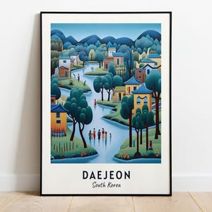 Daejeon Expo Park Travel Print Wall Art, Daejeon - South Korea City Print, Daejeon Expo Park Travel Gift, Daejeon Expo Park Poster, Wall Art
