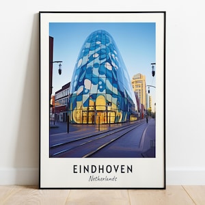 Eindhoven Travel Print Wall Art, Eindhoven - Netherlands City Print, Eindhoven Travel Gift, Eindhoven City Poster, Digital Download