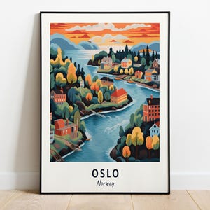 Oslo Reise Druck, Oslo - Norwegen Stadt Druck, Oslo Reisegeschenk, Oslo Stadt Poster, digitaler Download, Reisegeschenk, Oslo Wohnkultur