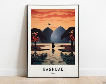 Al-Shaheed Monument Travel Print Wall Art, Baghdad - Iraq City Print, Al-Shaheed Monument Travel Gift, Al-Shaheed Monument Poster, Wall Art