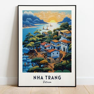 Vinpearl Land Travel Print Wall Art, Nha Trang - Vietnam City Print, Vinpearl Land Travel Gift, Vinpearl Land Poster, Digital Download