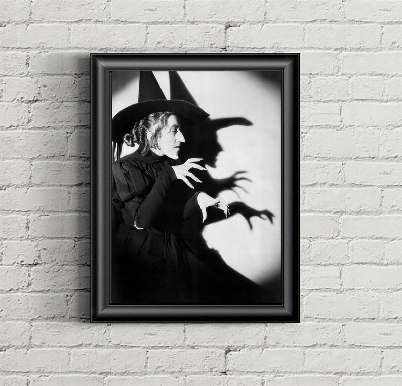 Vintage halloween decoration wall art Spooky home decor Etsy