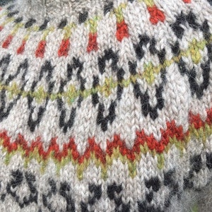 Knitted Icelandic Alafoss Lopi Wool jumper sweater using 100% Icelandic Lopi Wool. image 4