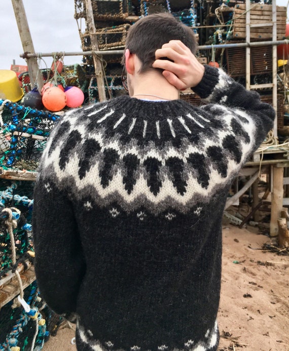 SOLsoonerorlaterHAND-KNITTEDFLIGHTCAP最安値 SALE - Shrunken Fair Isle Crew Chunky Sweater - Glasgow Multi