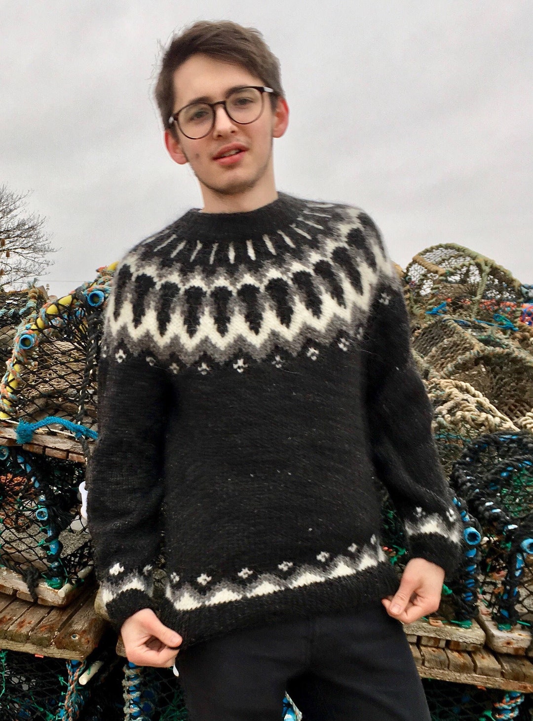 Audrey™| Vintage Icelandic Wool Jumper main image 0