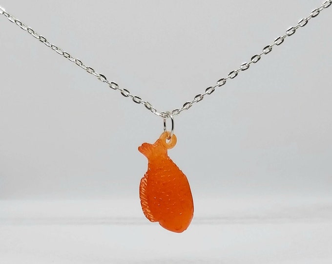 Featured listing image: Resin fish necklace