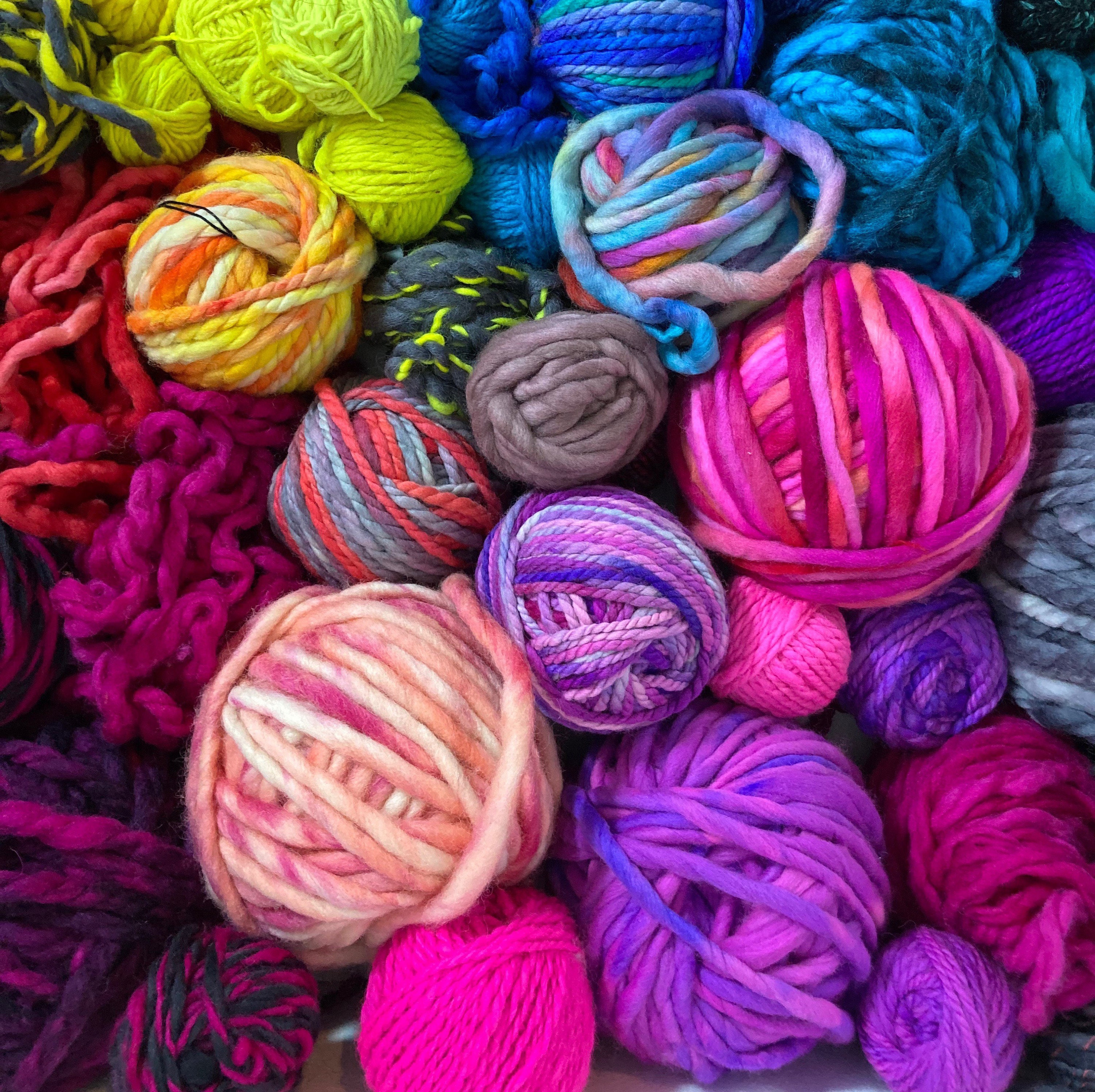Yarn Scrap Packs 100gHandspun & Handdyed yarn scraps for Etsy