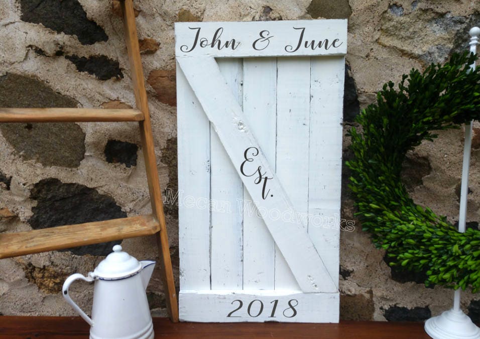 45 x 24-1/2 Custom Barn Door Wall Decor White | Etsy