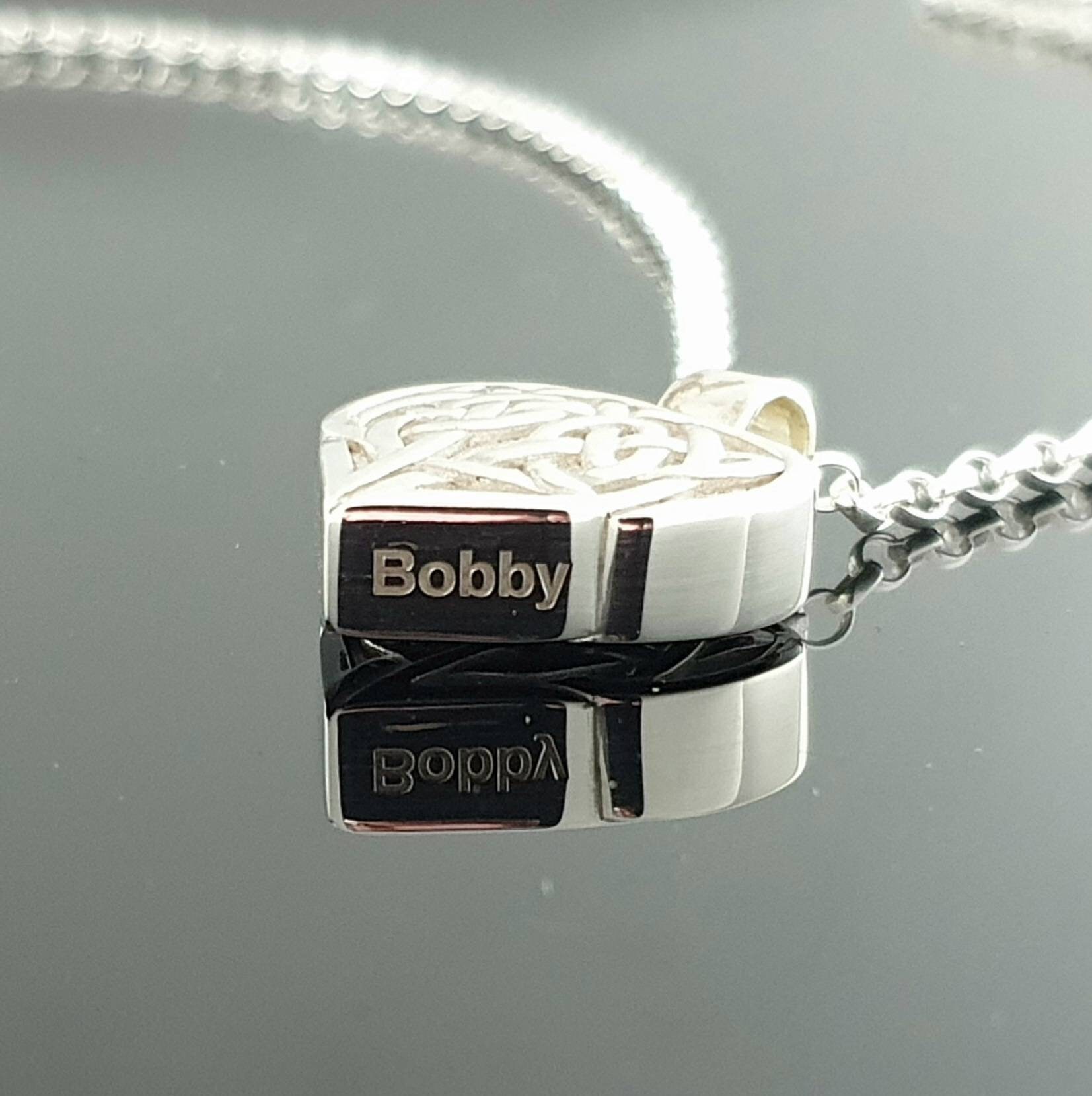 Celtic Knot Cremation Jewelry Sterling Silver Cremation Etsy