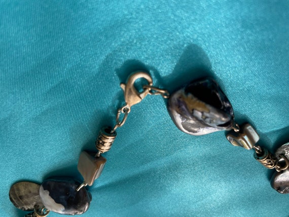 Lovely extra long single strand statement necklac… - image 5