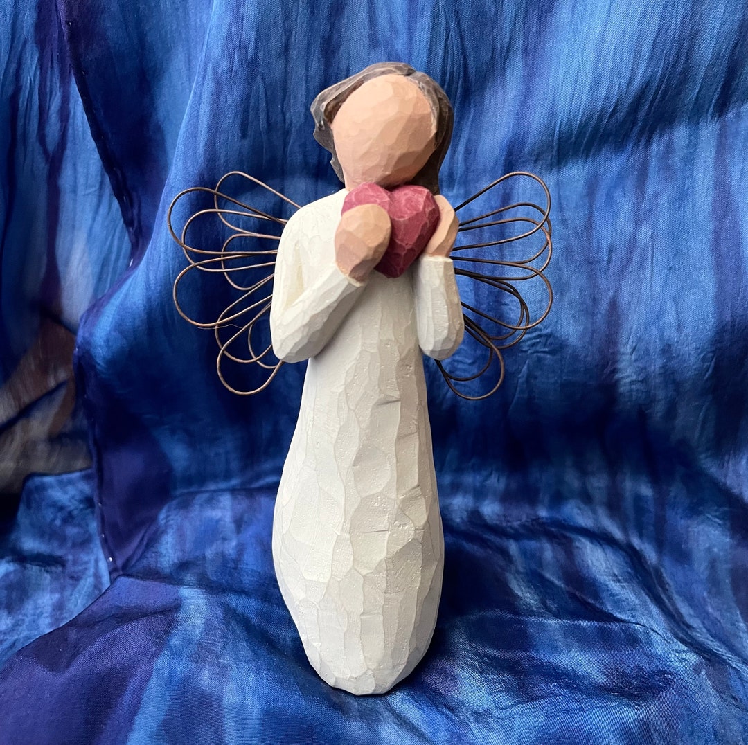 Willow Tree Angel of the Heart Figurine Demdaco Susan Lordi Etsy