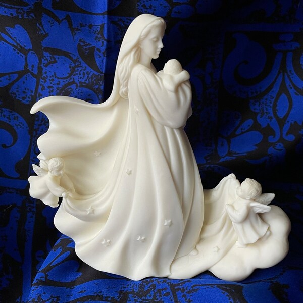 Raised To Heaven Cherub Figurine 11cm
