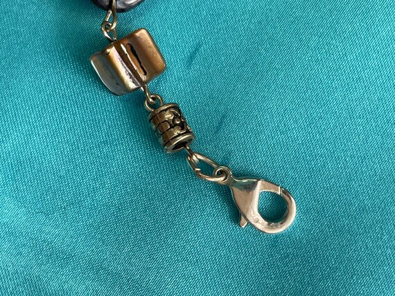 Lovely extra long single strand statement necklac… - image 4