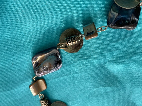 Lovely extra long single strand statement necklac… - image 8